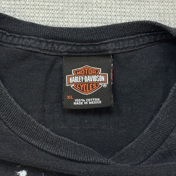 Harley-Davidson Rebel Graphic T-Shirt Black Cotton Hill City South Dakota Sz XL - Picture 5 of 10